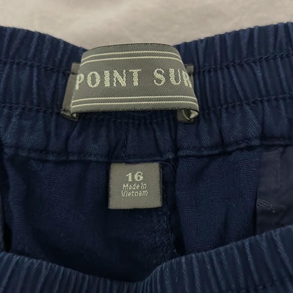 EUC Point Sur x J Crew 100% cotton joggers size 16 (navy blue) - Picture 2 of 7